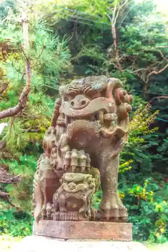 小名浜鹿島神社の狛犬