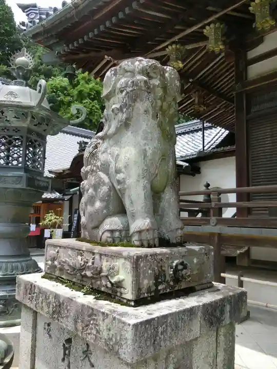 柳谷観音 楊谷寺の狛犬