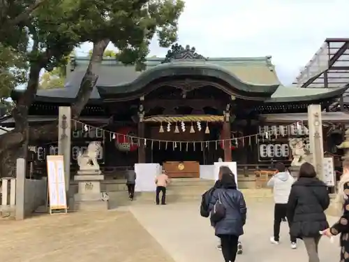 石切劔箭神社の本殿