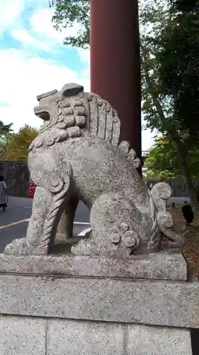 宮城縣護國神社の狛犬