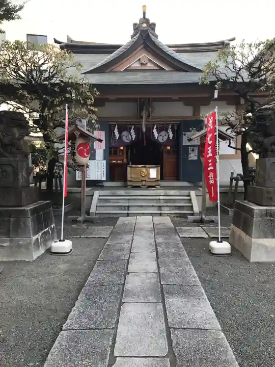 穏田神社の本殿・本堂