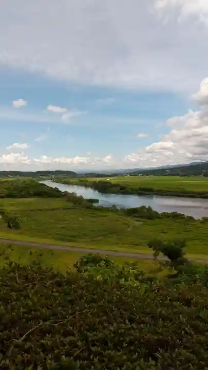 高館義経堂の景色