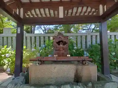 阿部野神社の手水舎