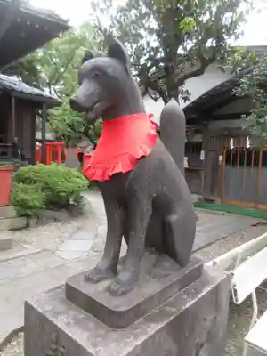 三囲神社の狛犬