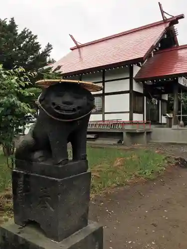 江部乙神社の狛犬