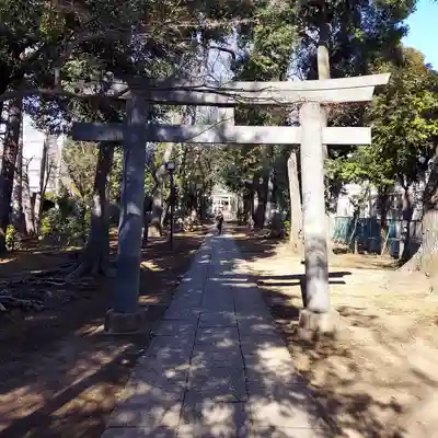 八雲氷川神社の鳥居