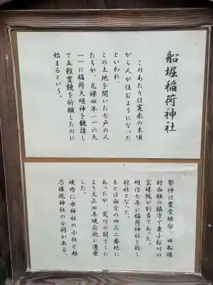 船堀稲荷神社の歴史