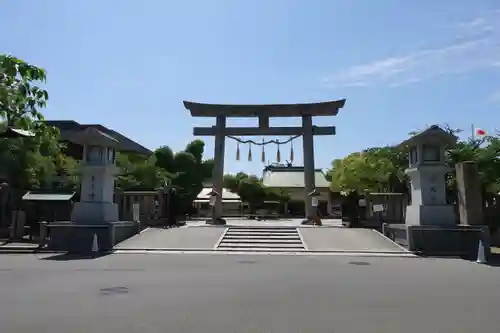 難波大社　生國魂神社の鳥居