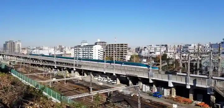 向陵稲荷神社の周辺