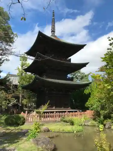 信濃國分寺の塔