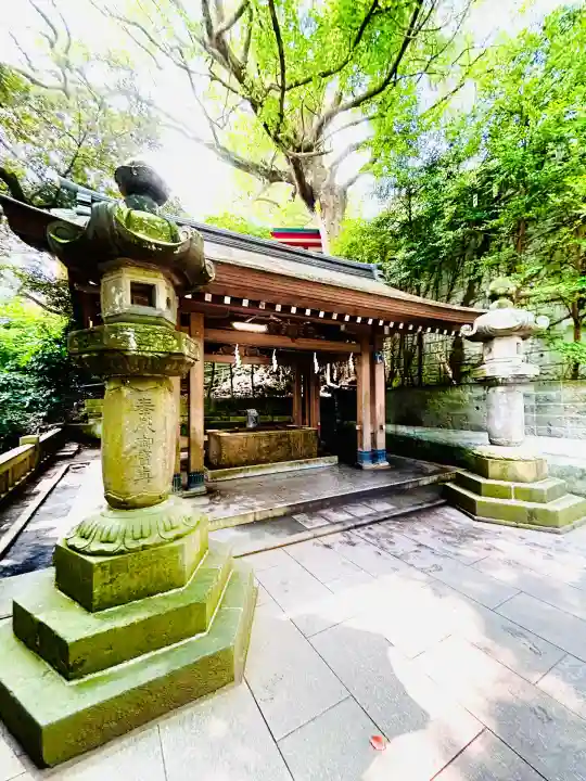 江島神社の手水舎