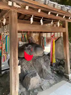 牛嶋神社の像