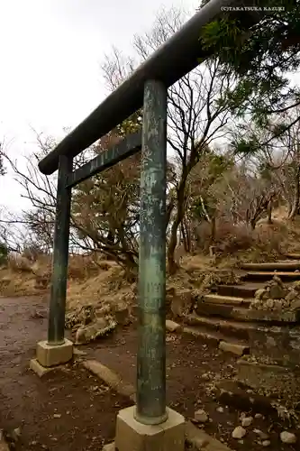 大山阿夫利神社本社の鳥居