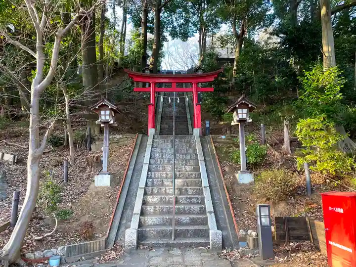 茅ヶ崎杉山神社の鳥居