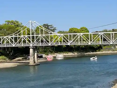 岡山神社の景色