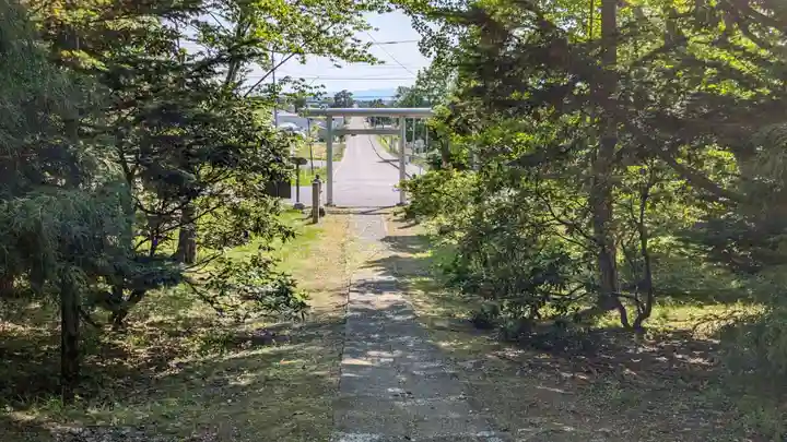 富山神社の景色