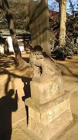 譽田八幡神社の狛犬