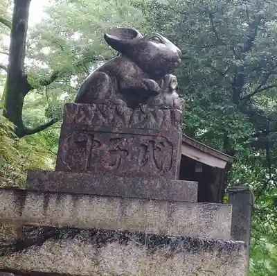 調神社の狛犬