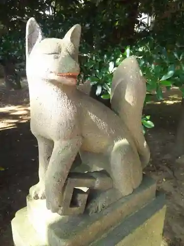 栗原氷川神社の狛犬