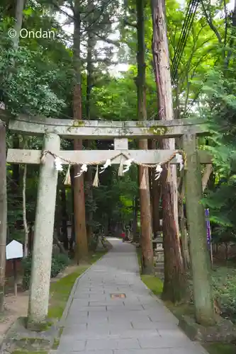 星田妙見宮の鳥居