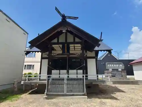 空知沿岸交通神社の本殿