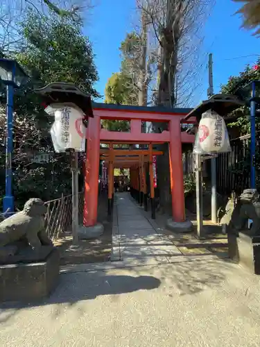 花園稲荷神社の鳥居