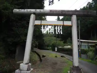 虎柏神社の鳥居