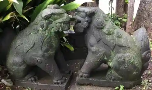 麻布氷川神社の狛犬