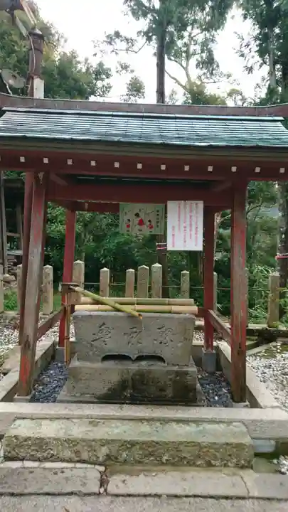 柏原八幡宮の手水舎