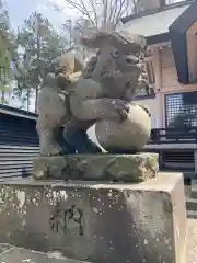 長沼神社の狛犬