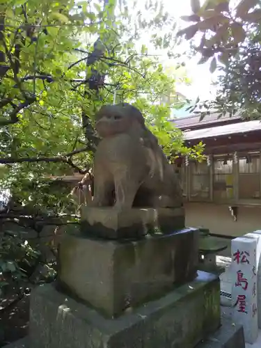 御田八幡神社の狛犬