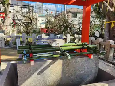 綱敷天満宮の手水舎