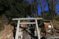 阿久津「田村神社」(郡山市阿久津町)旧社名:伊豆箱根三嶋三社の鳥居