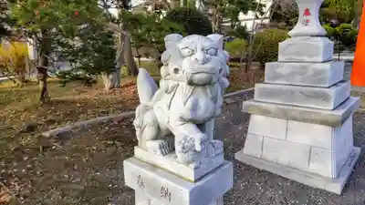 湯倉神社の狛犬
