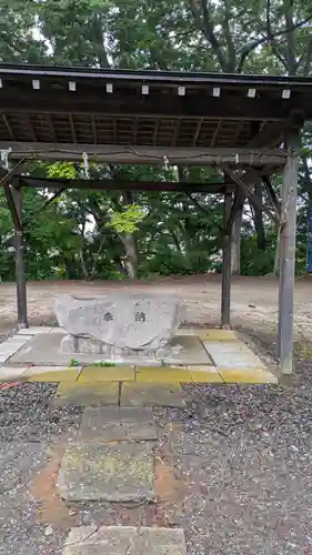 愛國神社の手水舎