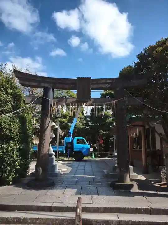 久留米宗社 日吉神社の鳥居