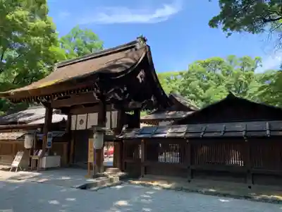 河合神社(鴨川合坐小社宅神社)の山門・神門