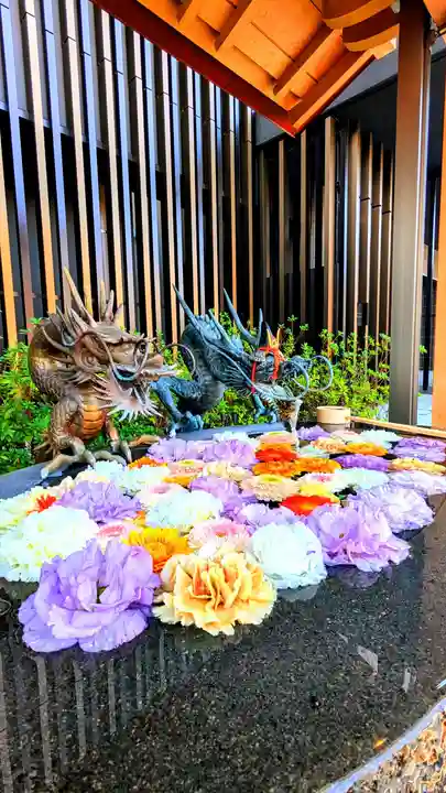 駒込妙義神社の手水舎
