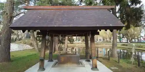 上川神社頓宮の手水