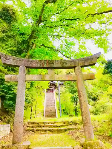 蚕影神社の鳥居