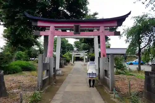 上町氷川神社の鳥居