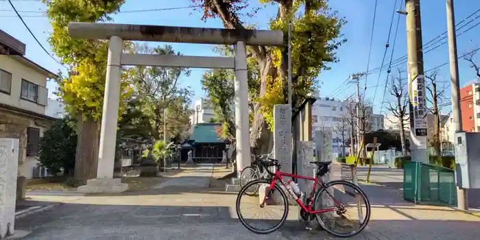 町屋神社の鳥居