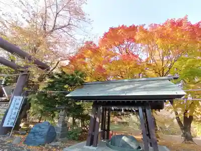月寒神社の手水舎