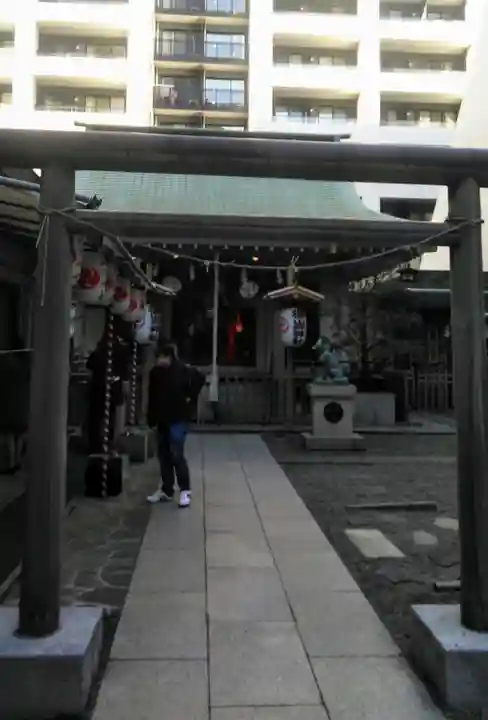 宮益御嶽神社の鳥居