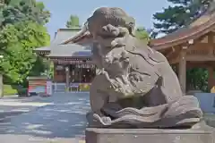 中野沼袋氷川神社の狛犬