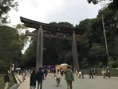 明治神宮の鳥居