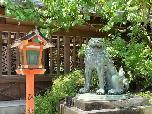 長等神社の狛犬