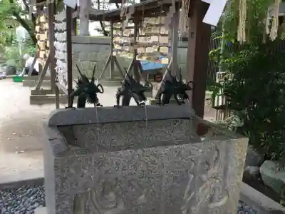 葛飾八幡宮の手水舎