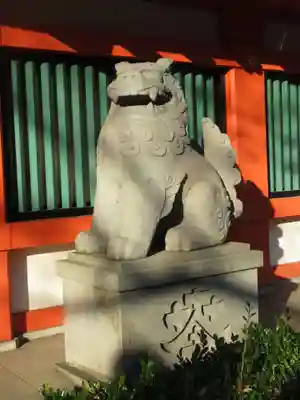 千葉神社の狛犬