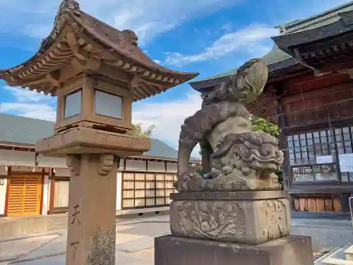 賣豆紀神社の狛犬